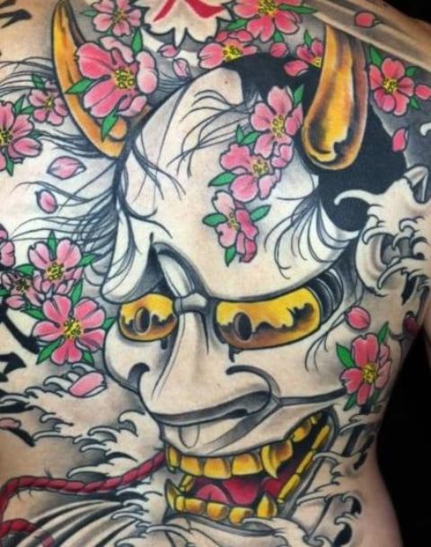 Gorgeous-Mask-Tattoo-For-Women
