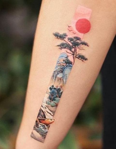 Lovely-Arm-Chinese-Tattoos
