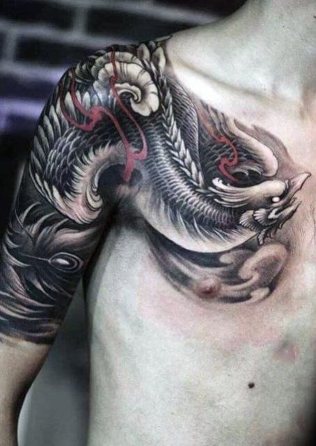 Attractive-Chinese-Phoenix-Tattoo
