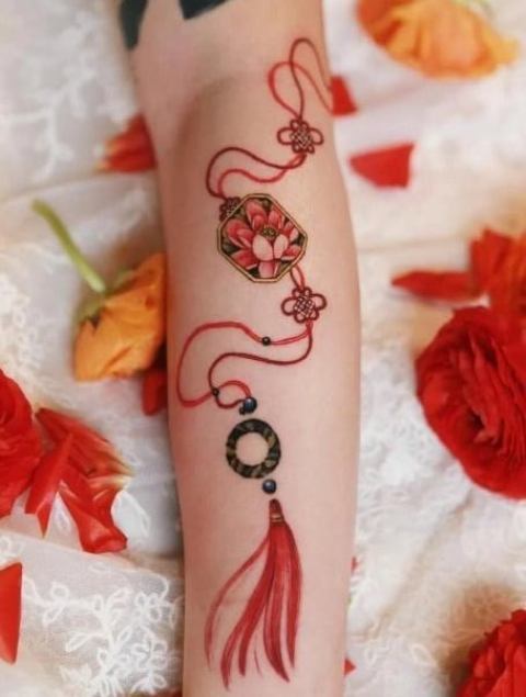 Gorgeous-Chinese-Knot-Tattoo
