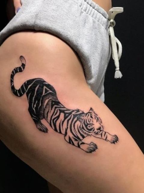 Attractive-Chinese-Tiger-Tattoo
