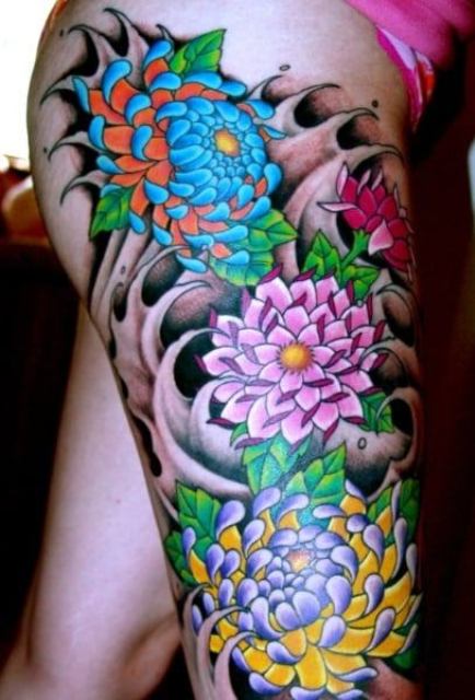 Beautiful-Flower-Tattoo-For-Women
